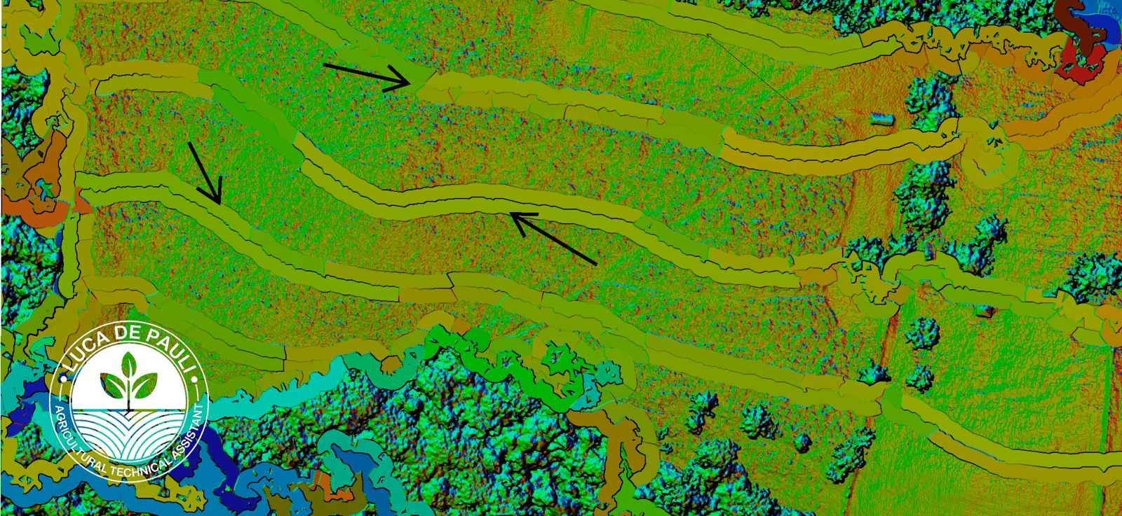 Mapeamento de área de fazenda